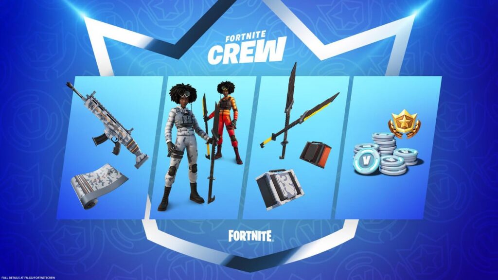 Fortnite’ January Crew Pack, Snow Stealth Slone Skin Revealed