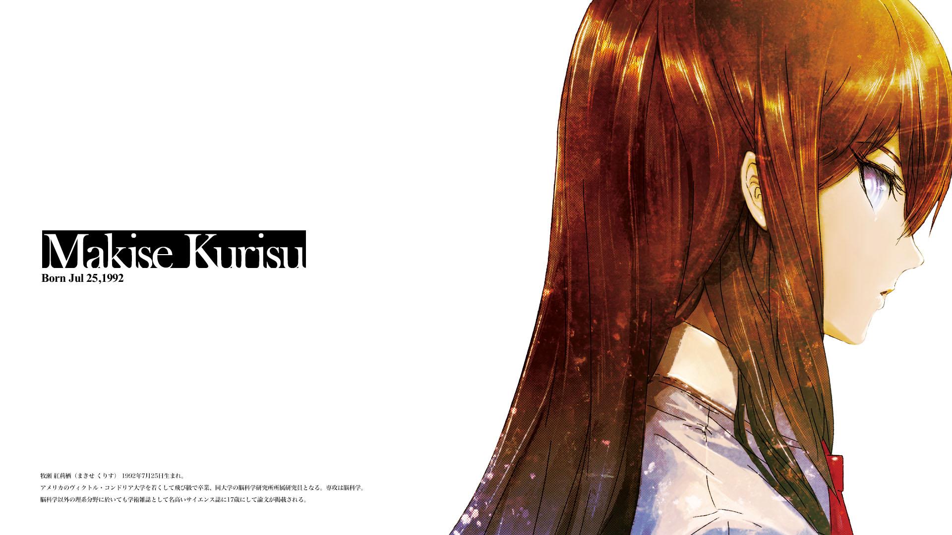 I’m searching for gorgeous Makise Kurisu wallpapers Give me your