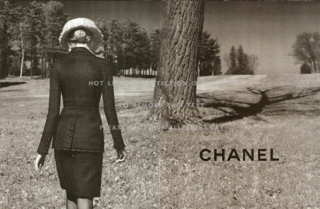 Chanel f|w  ad campaign heidi mount