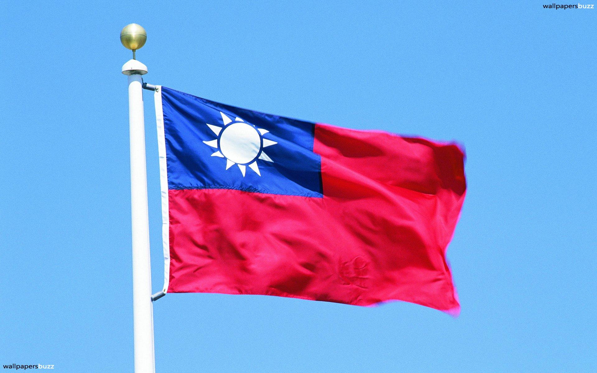 The flag of Taiwan 2K Wallpapers