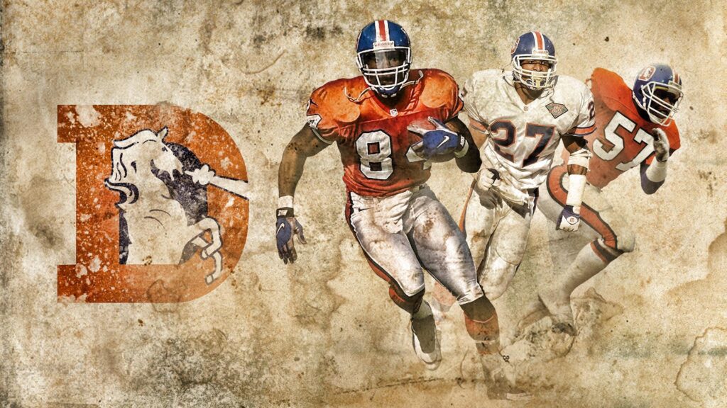 Wallpaper For – Denver Broncos Throwback Logo Wallpapers