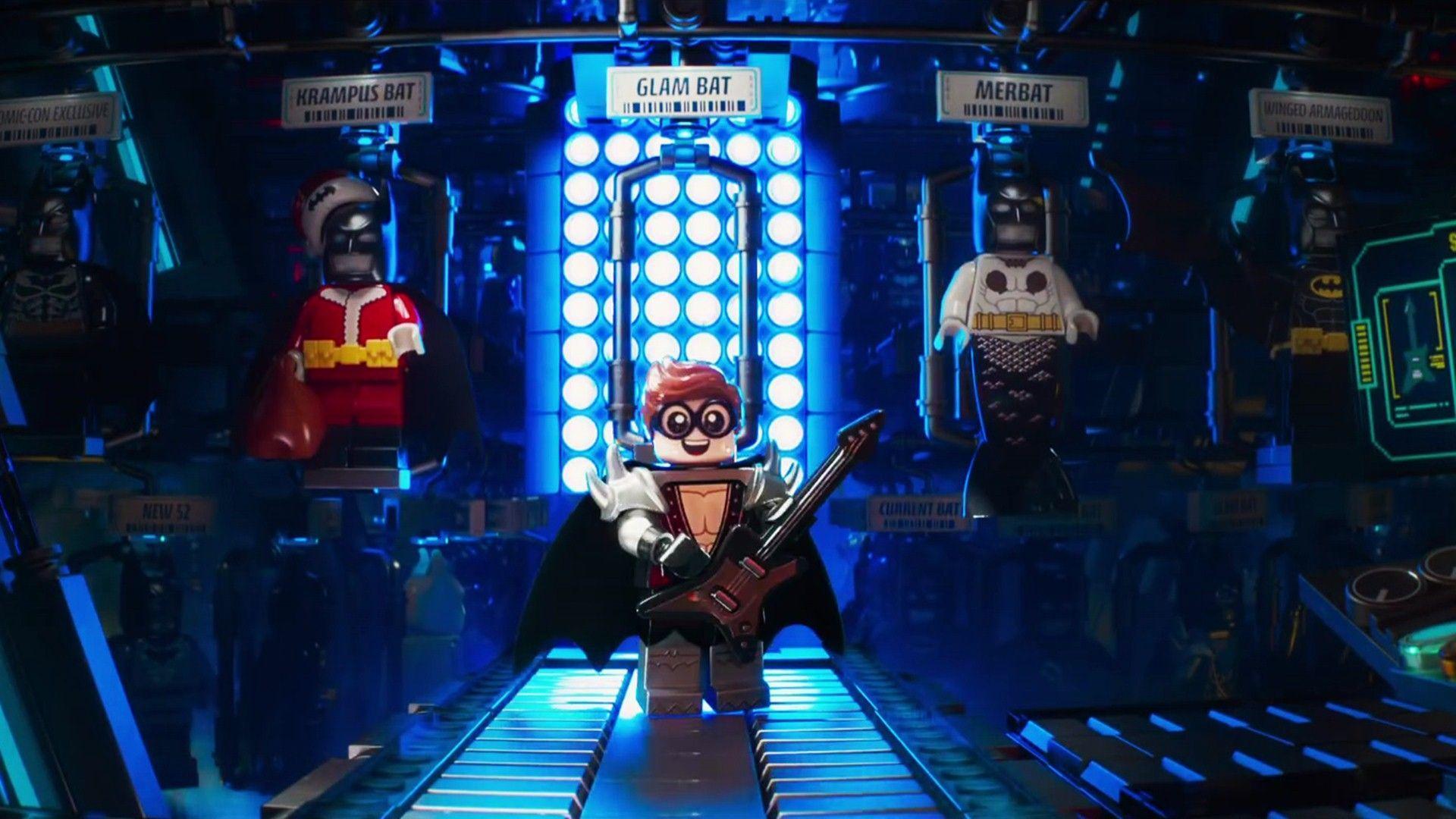 The LEGO Batman Movie Robin Holding Guitar Wallpapers
