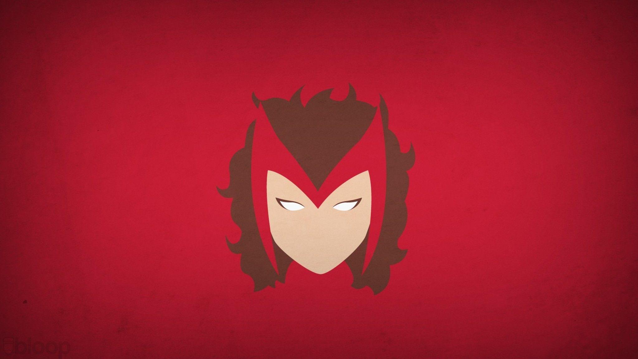 Download Scarlet Witch Minimalism 2K Wallpapers In Screen