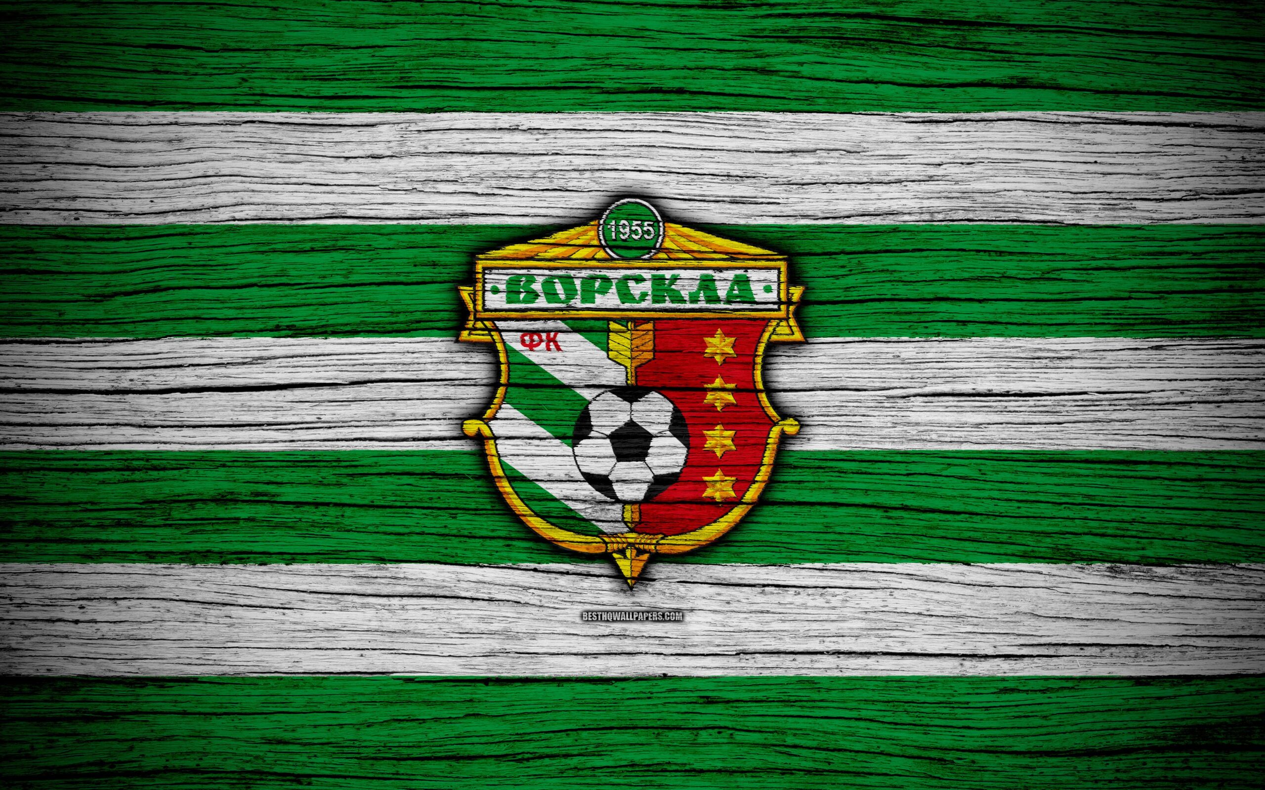 Download wallpapers Vorskla Poltava FC, k, UPL, logo, soccer