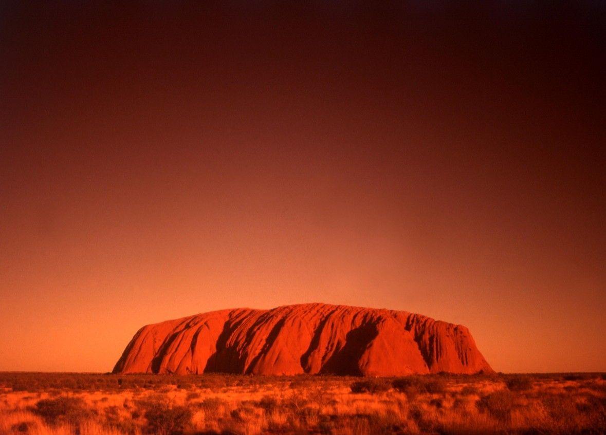 Uluru Tag wallpapers Ayres Rock Australia Desert Mountain Formation