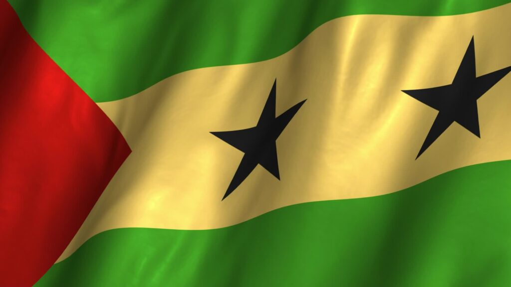Video São Tomé and Príncipe Waving Flag –