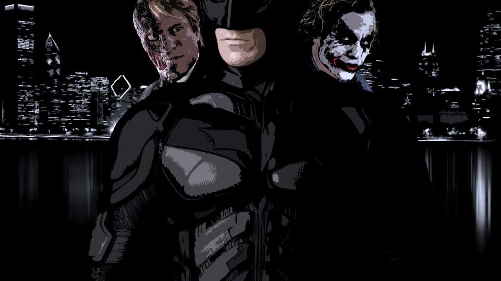Harvey Dent, The Joker and Batman