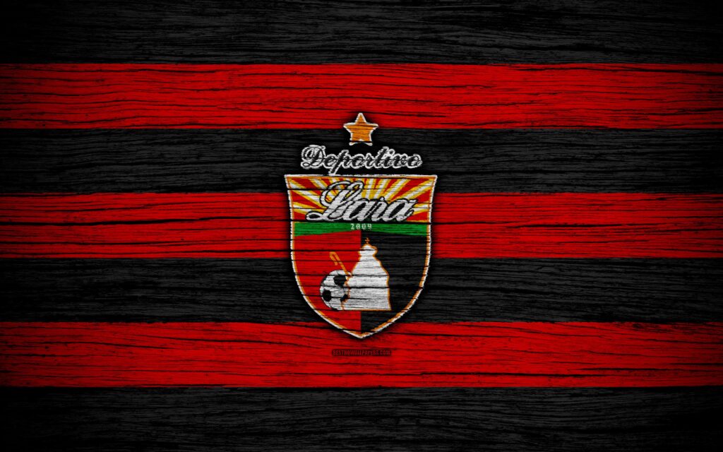 Download wallpapers Deportivo Lara FC, k, logo, La Liga FutVe