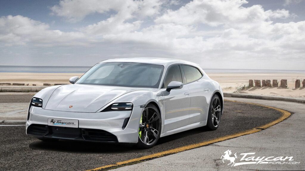 Here’s How Badass the Porsche Taycan Sport Turismo Wagon Could Look