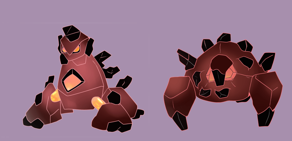 I wanted to make a Fire|Rock regional form of Gigalith and Boldore
