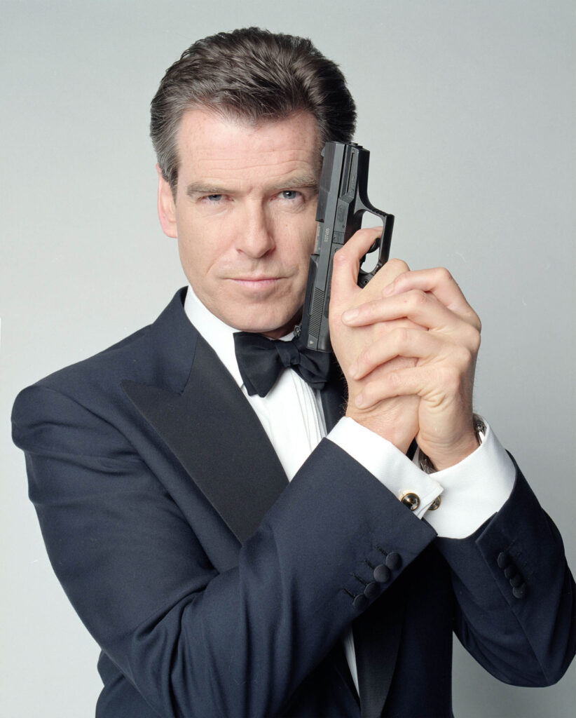 James Bond Suit Pierce Brosnan 2K Wallpaper, Backgrounds Wallpaper