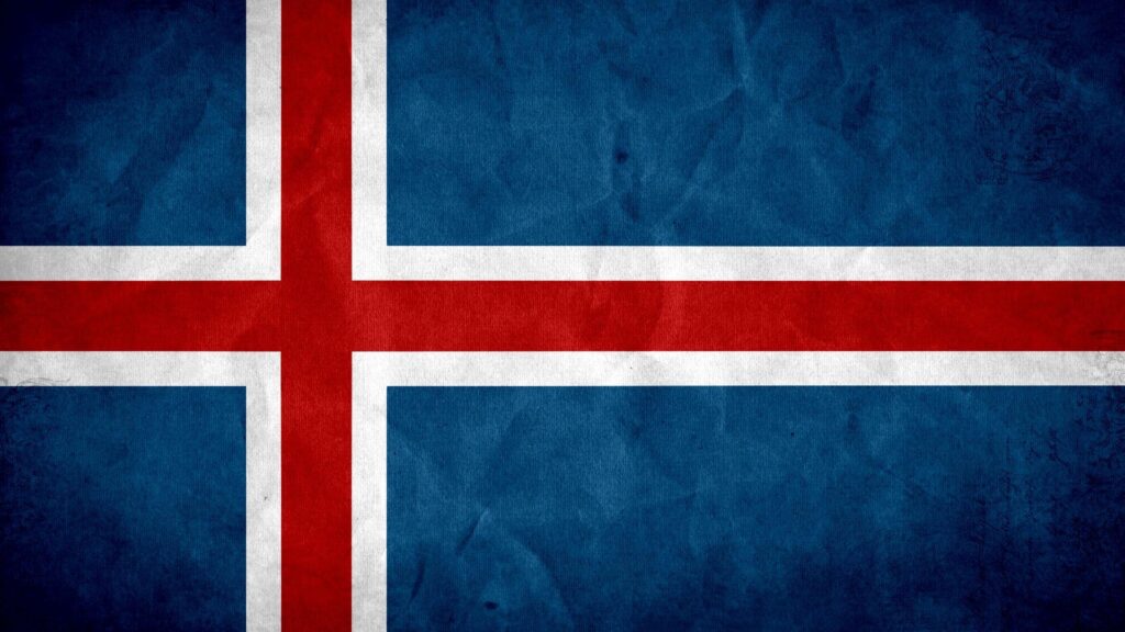 Iceland Flag Desk 4K Wallpapers  – Full HD
