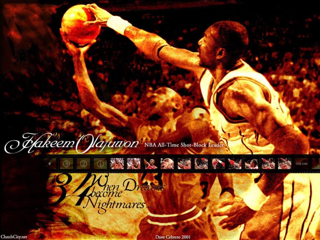 Hakeem Olajuwon NBA player wallpapers