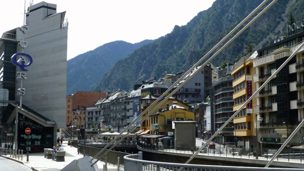 Andorra la Vella FREE of TAX shopping in a modern city