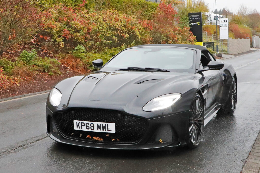 New Aston Martin DBS Superleggera Volante spied