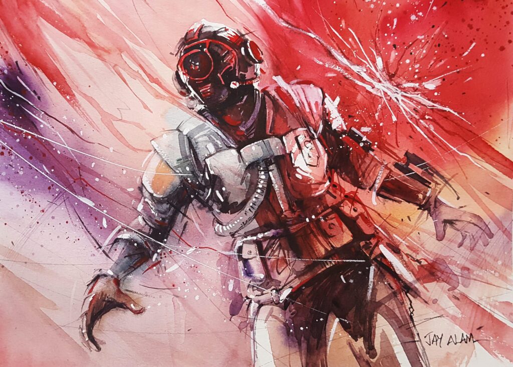 Fortnite Visitor Watercolour Painting Wallpapers and Free