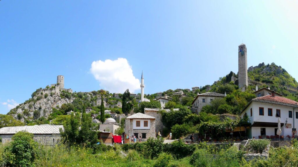 Bosnia and herzegovina nature and houses