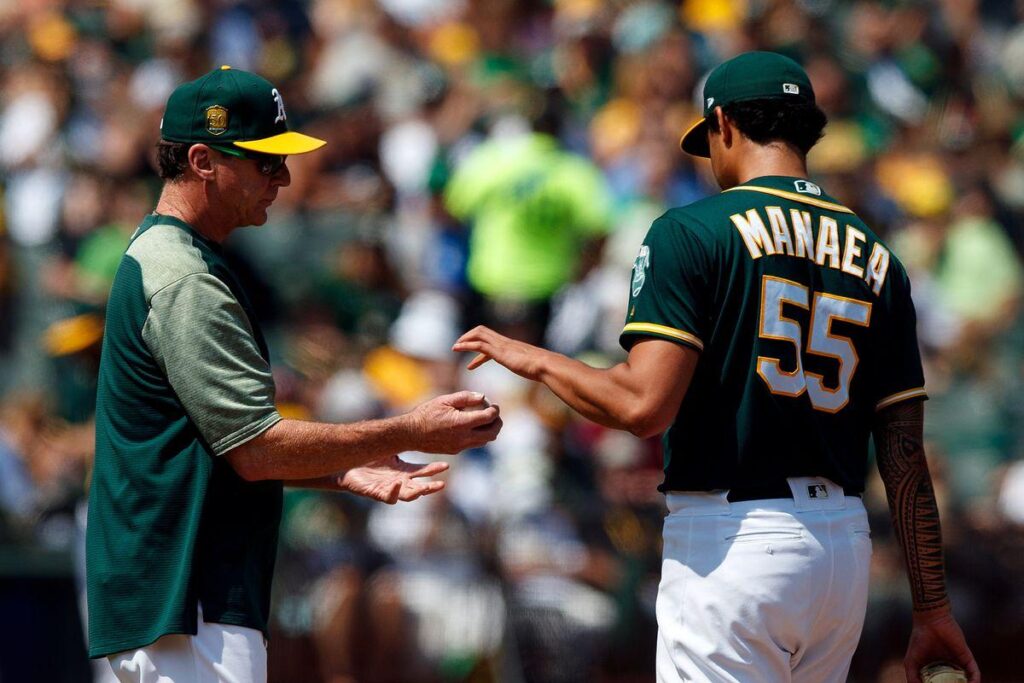 Oakland A’s place Sean Manaea on disabled list, bring back Emilio