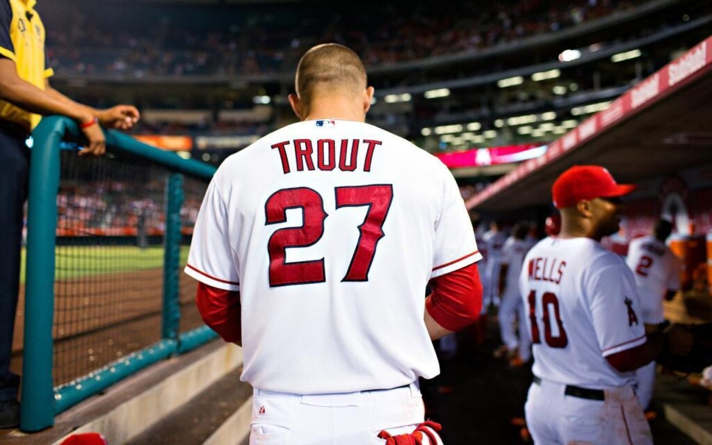 Mike Trout Desk 4K Wallpapers
