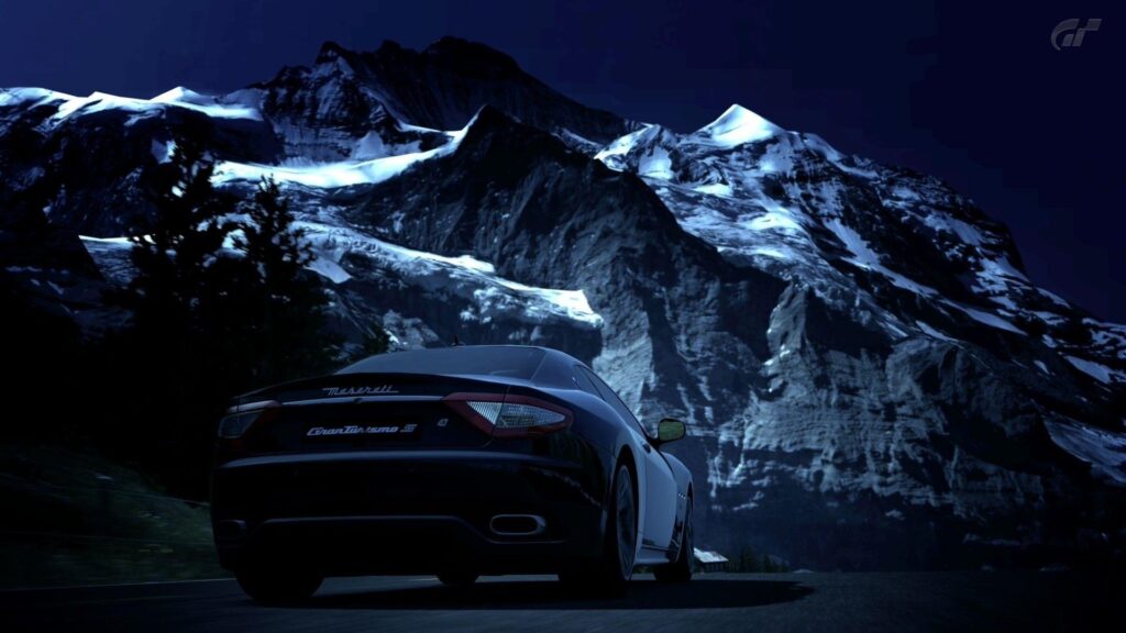 Maserati GranTurismo at the Mountains widescreen wallpapers