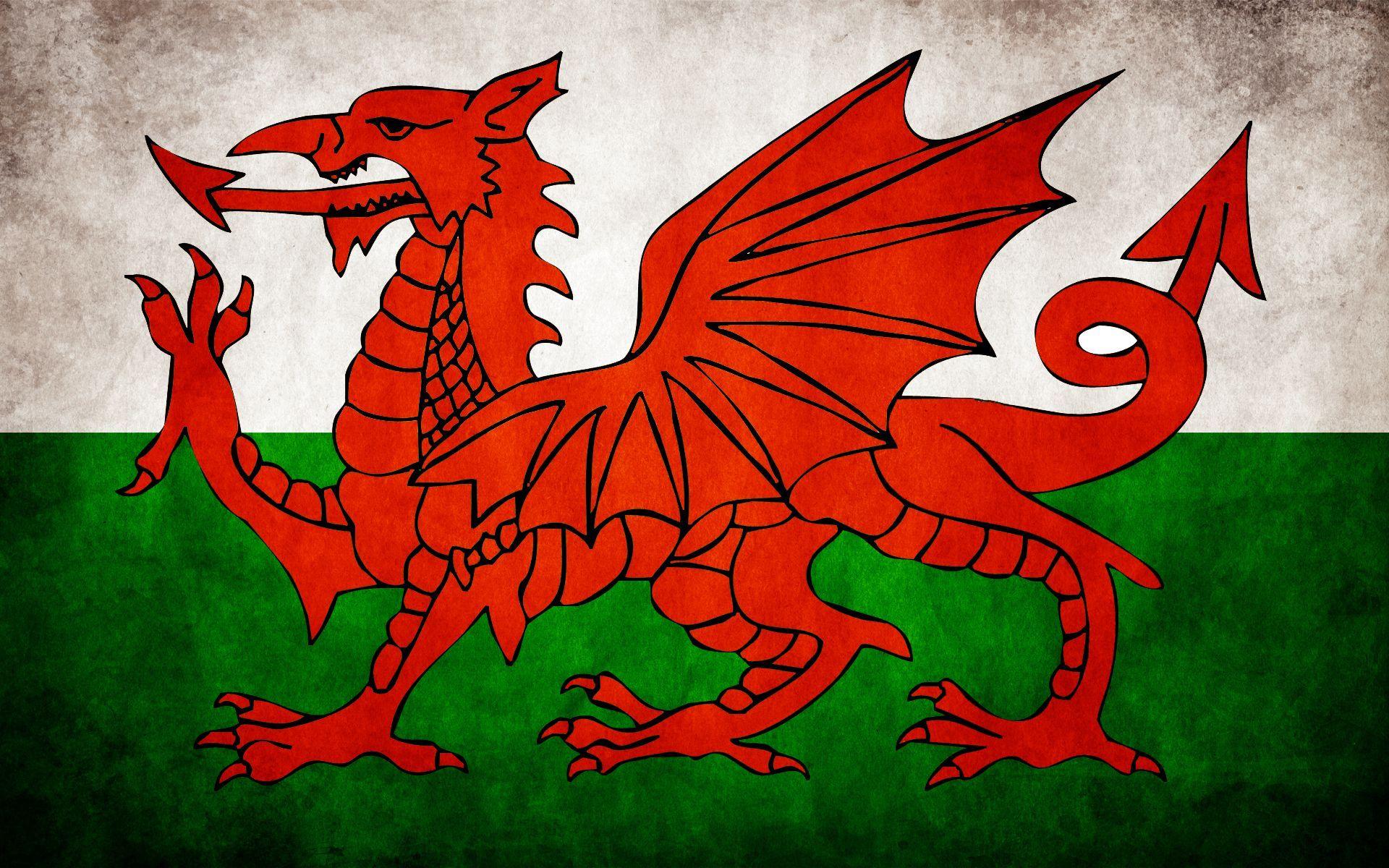 Welsh Flag, wallpaper, x