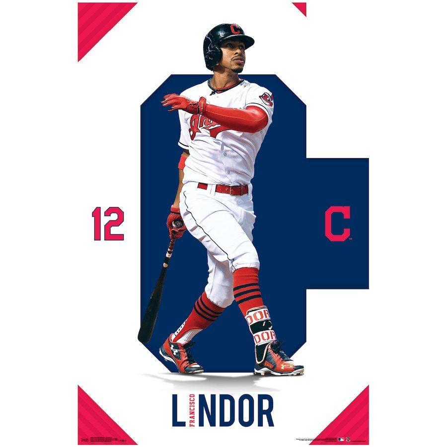 Francisco Lindor Cleveland Indians x Player Wall Poster