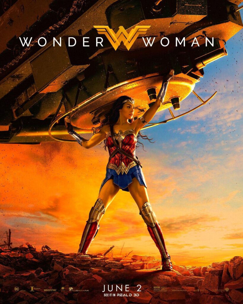 Gal Gadot lifts a tank in cool new ‘Wonder Woman’ poster