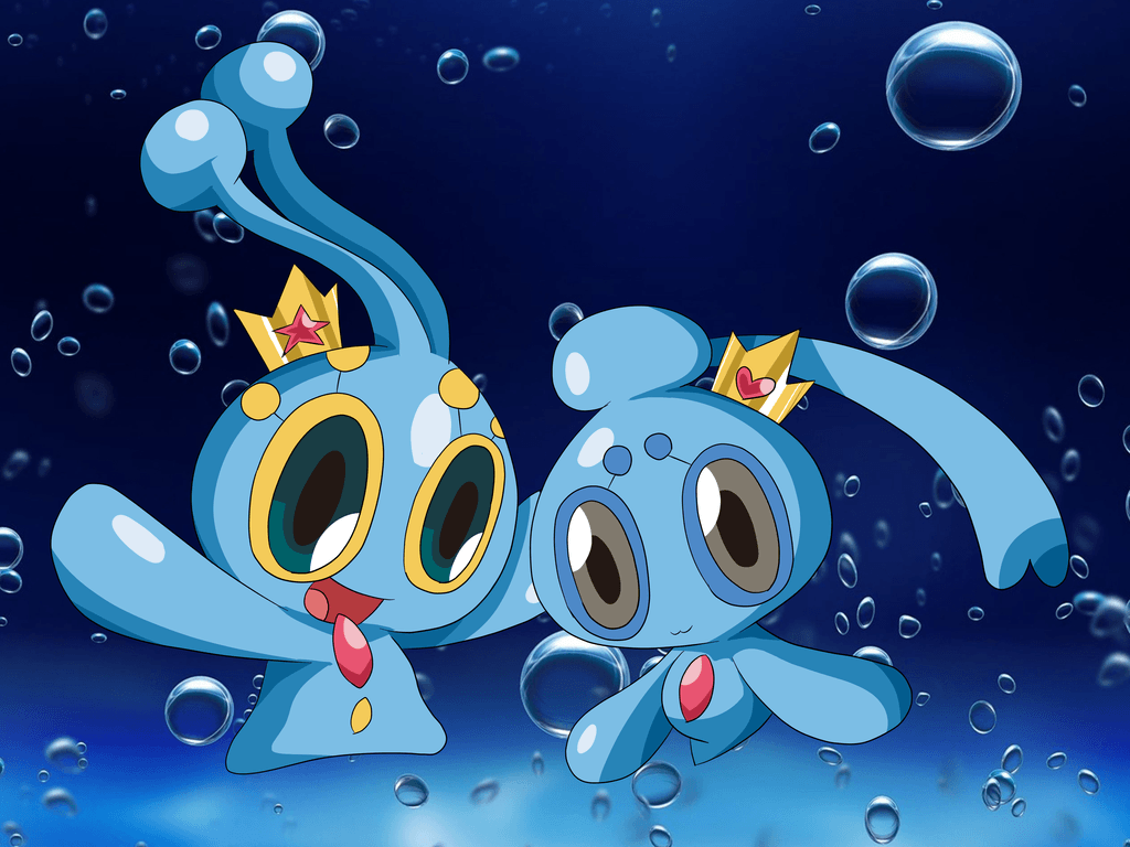 Prince Manaphy and Princess Phione by Alessia