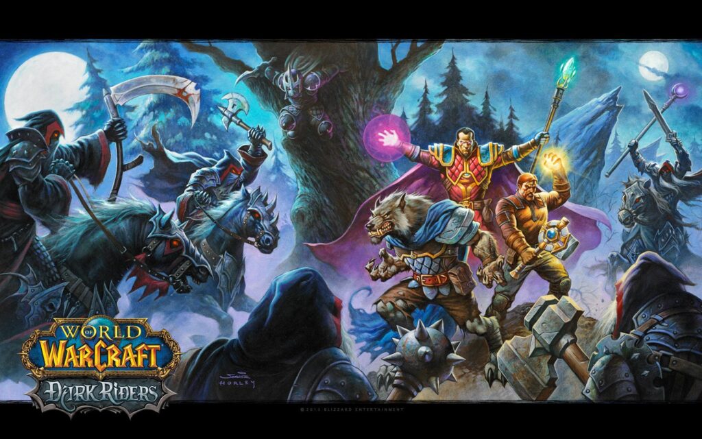 Blizzplanet The Official World of Warcraft Dark Riders Wallpapers