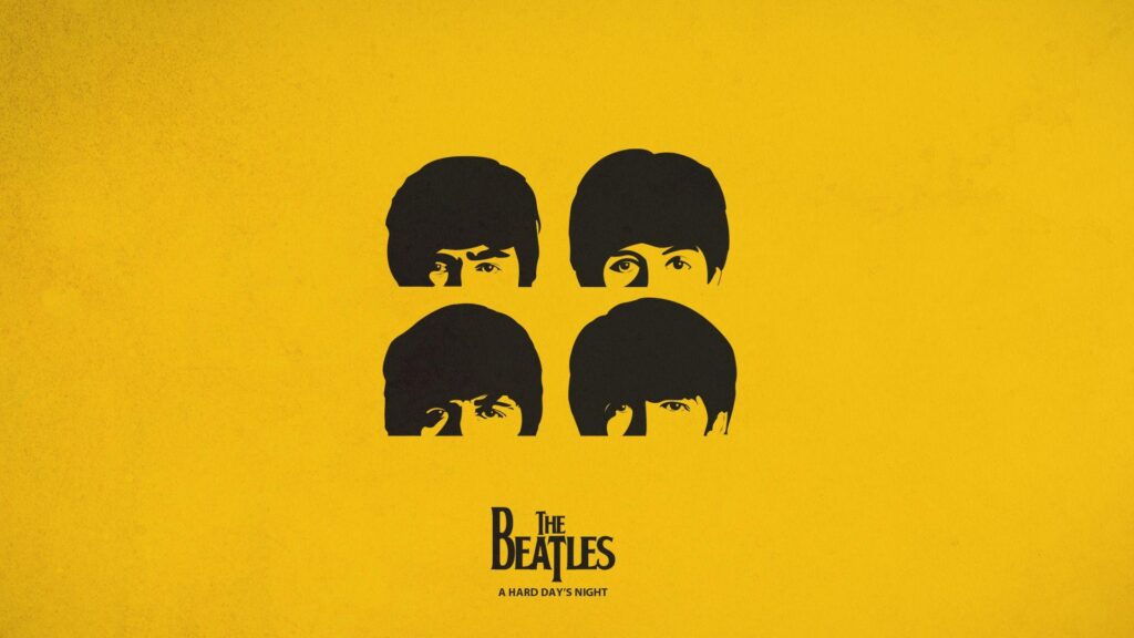 Wallpapers Beatles, simple, graphics, a hard days night, Ringo