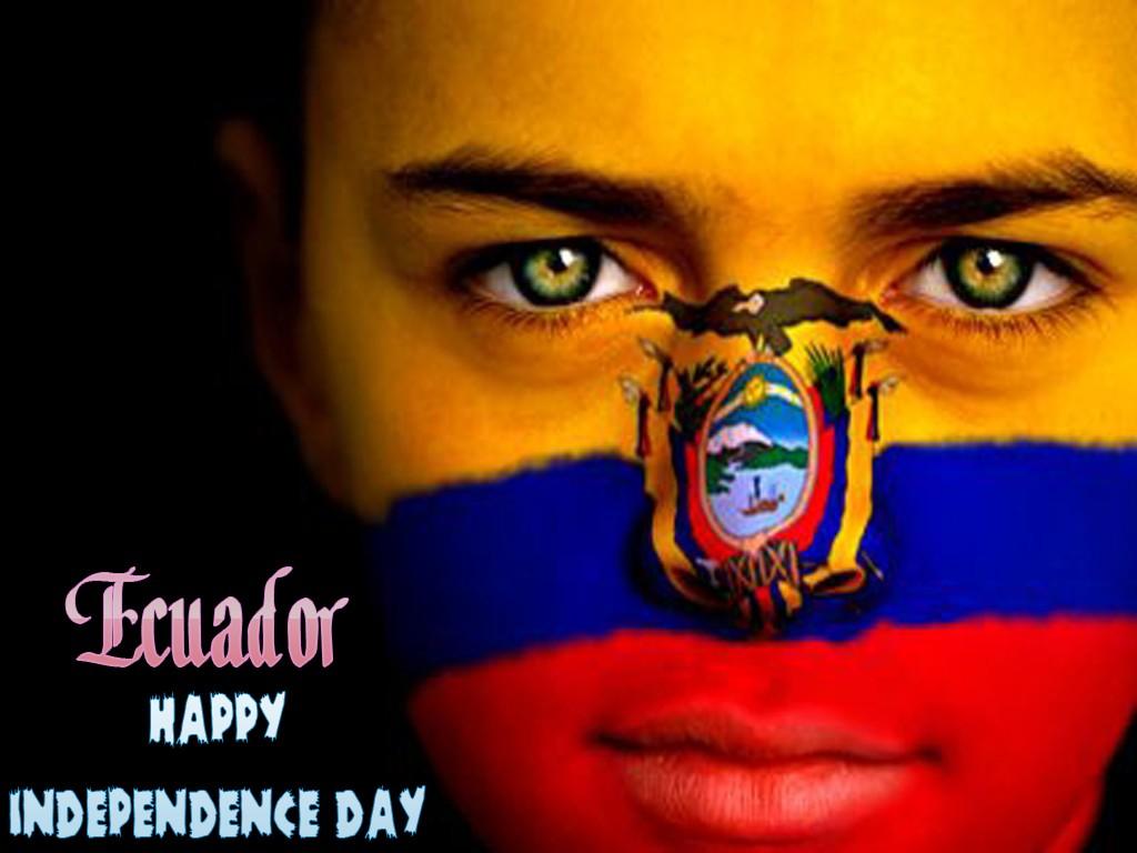 Ecuador Independence Day Flags & Quotes