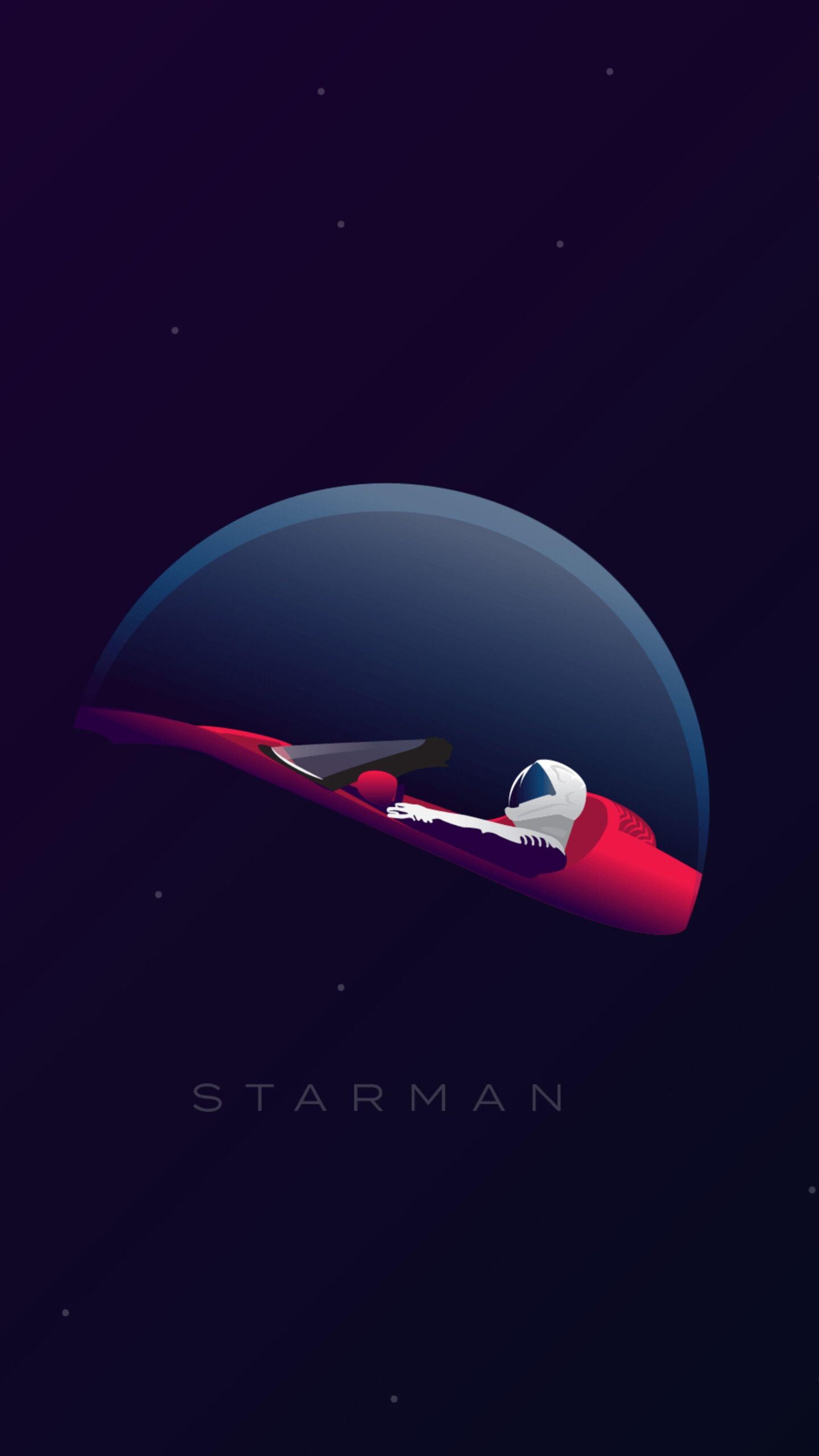 Starman Illustration In Resolution
