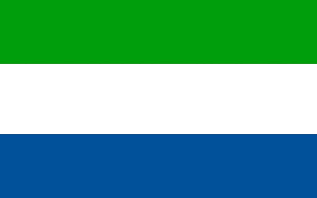 Photos Sierra Leone Flag Stripes