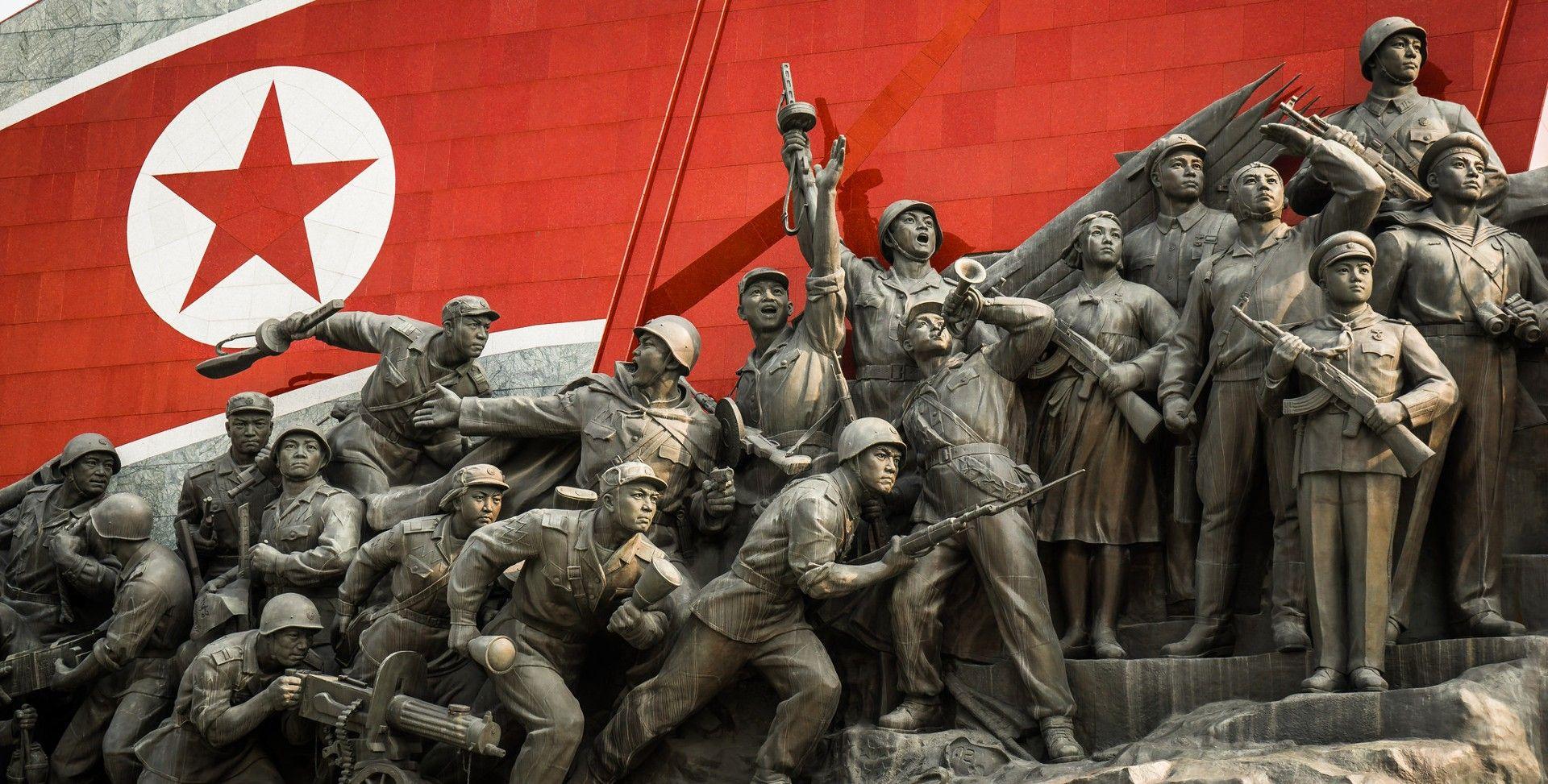 Military, Soldier, North Korea, Statue, Monument, Monuments