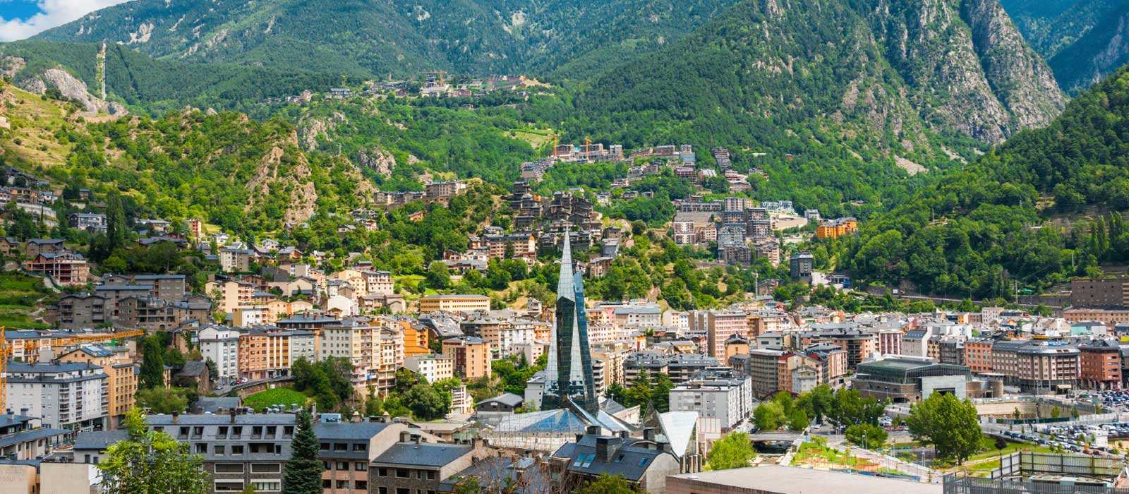 The Andorra la Vella city photos and hotels