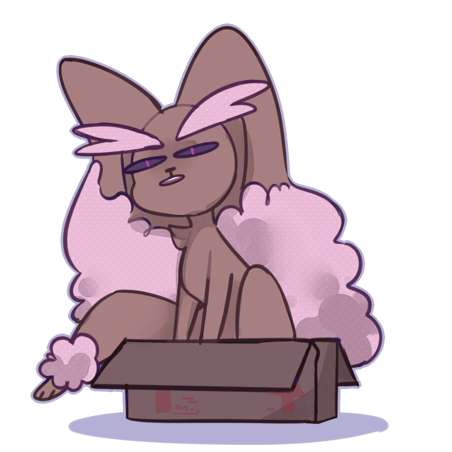 Shiny Lopunny in a box
