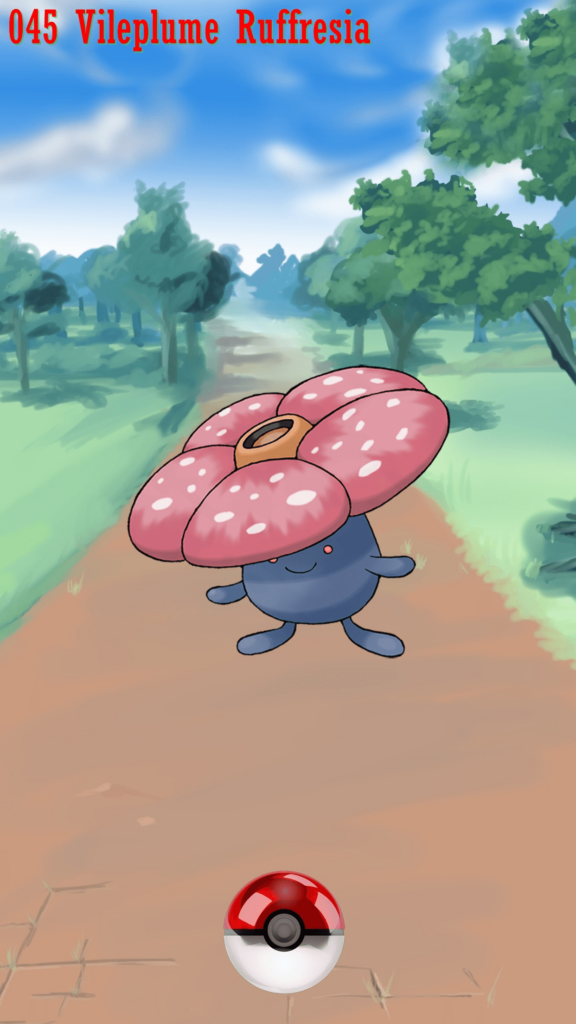 Street Pokeball Vileplume Ruffresia