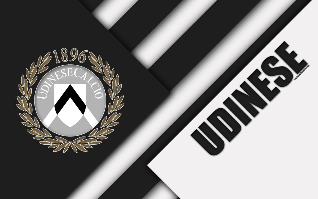 Download wallpapers Udinese FC, logo, k, material design, football