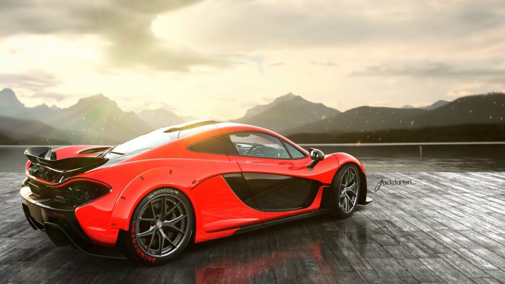Awesome McLaren P Rear Wallpapers
