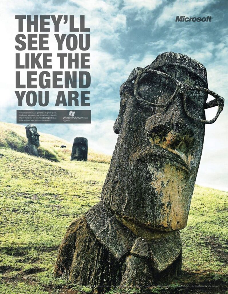 Easter island viral advertisement artwork glasses wallpapers