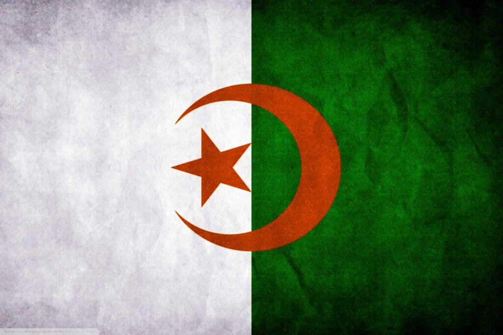 Algeria Flag download high quality desk 4K wallpapers