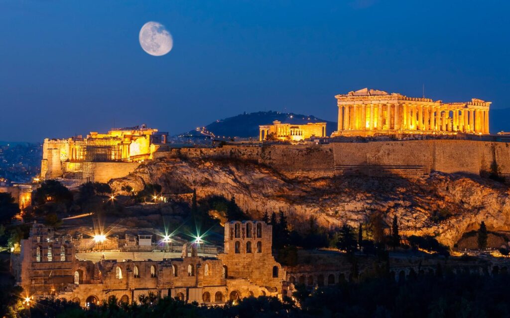 Acropolis Hill, Athens K UltraHD Wallpapers