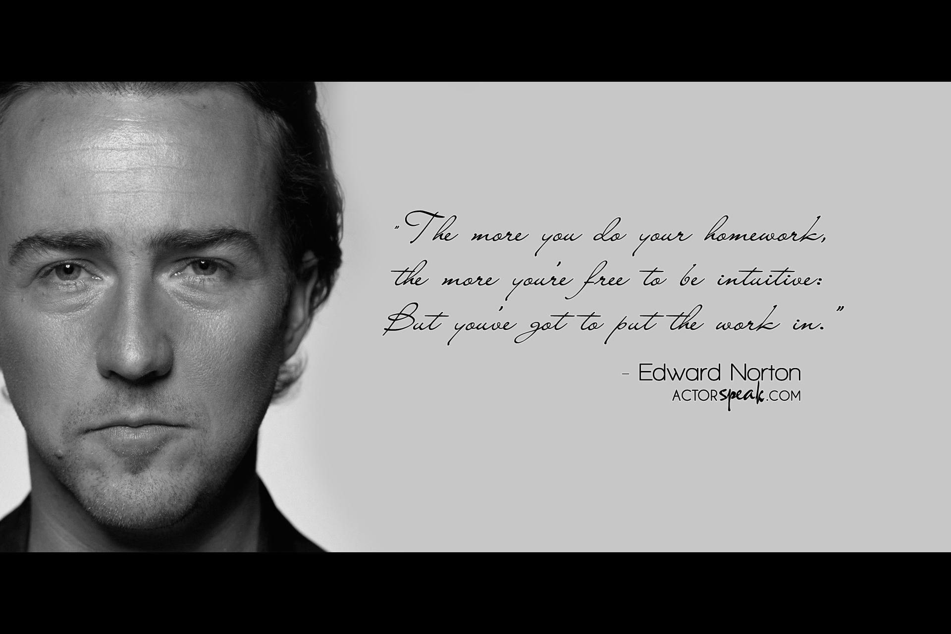 Christopher Walken Life Quote Wallpapers Edward Norton Quote On