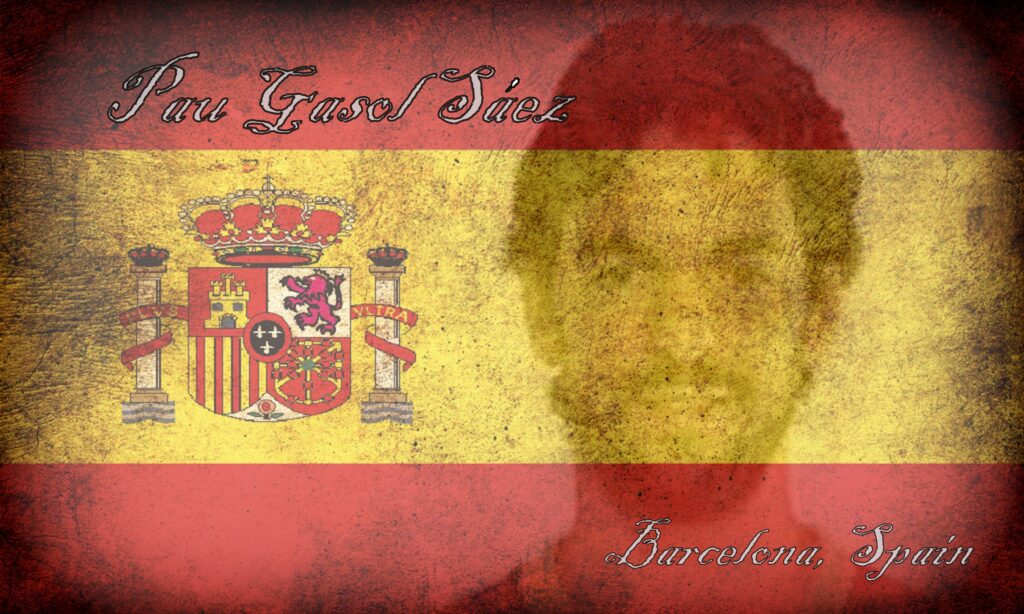 Pau Gasol|Spanish Flag wallpapers @Hannah Mestel Mestel Kishimoto