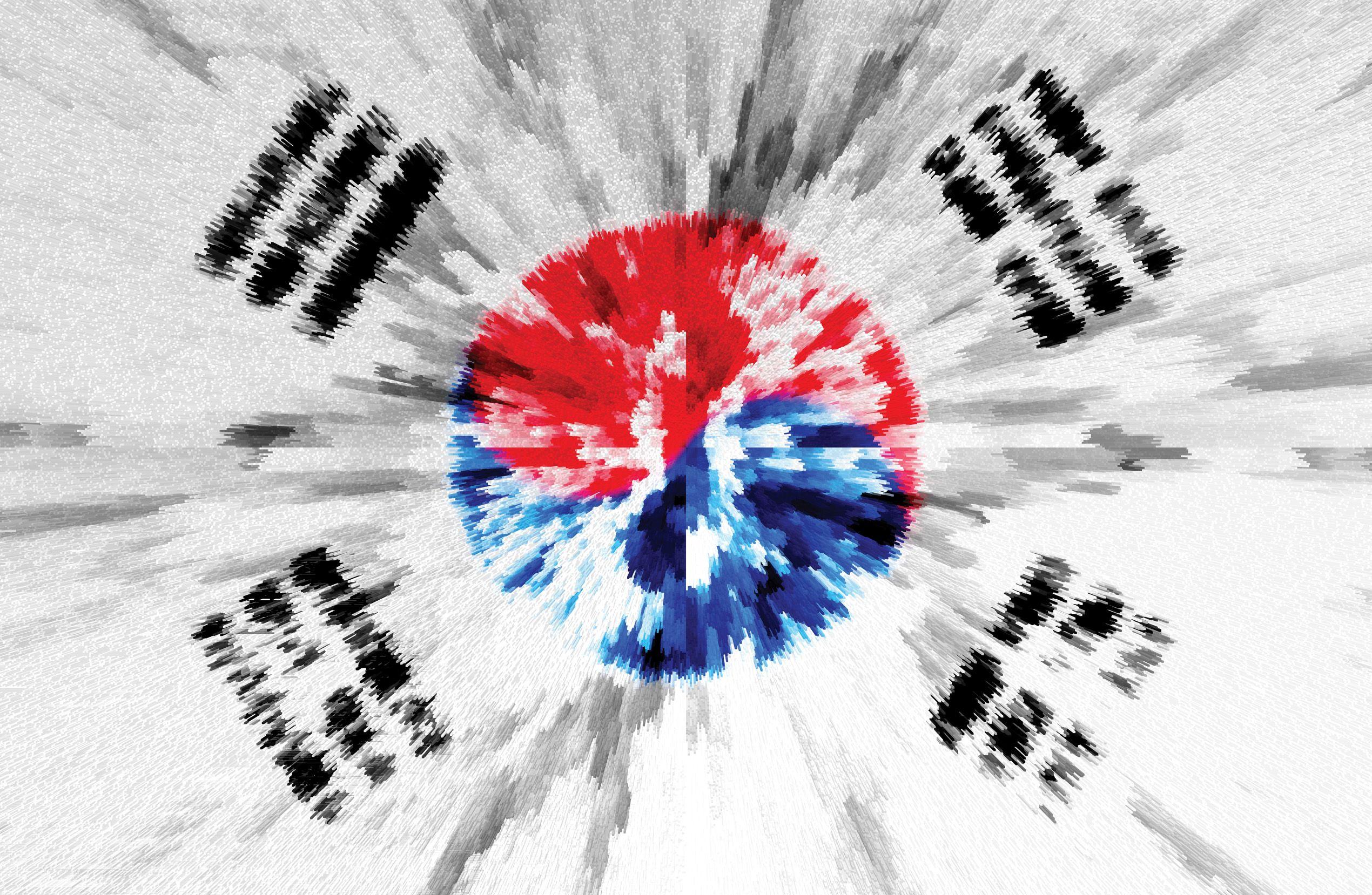 South Korean Flag 2K Wallpapers