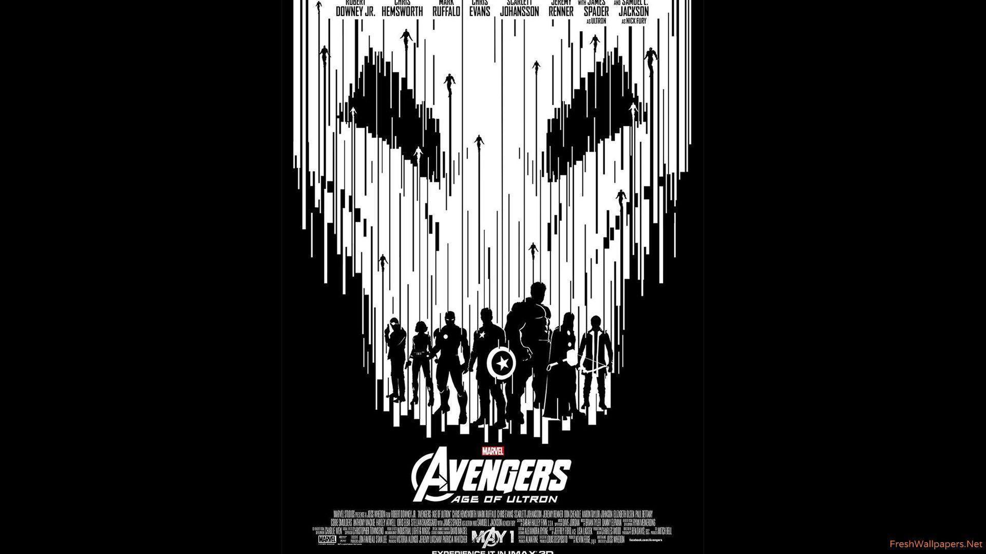 Avengers Age of Ultron Black and White IMAX wallpapers
