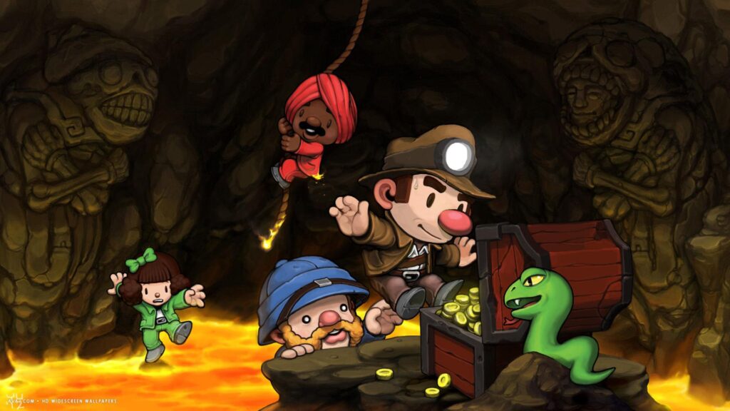 Spelunky game 2K widescreen wallpapers | games backgrounds