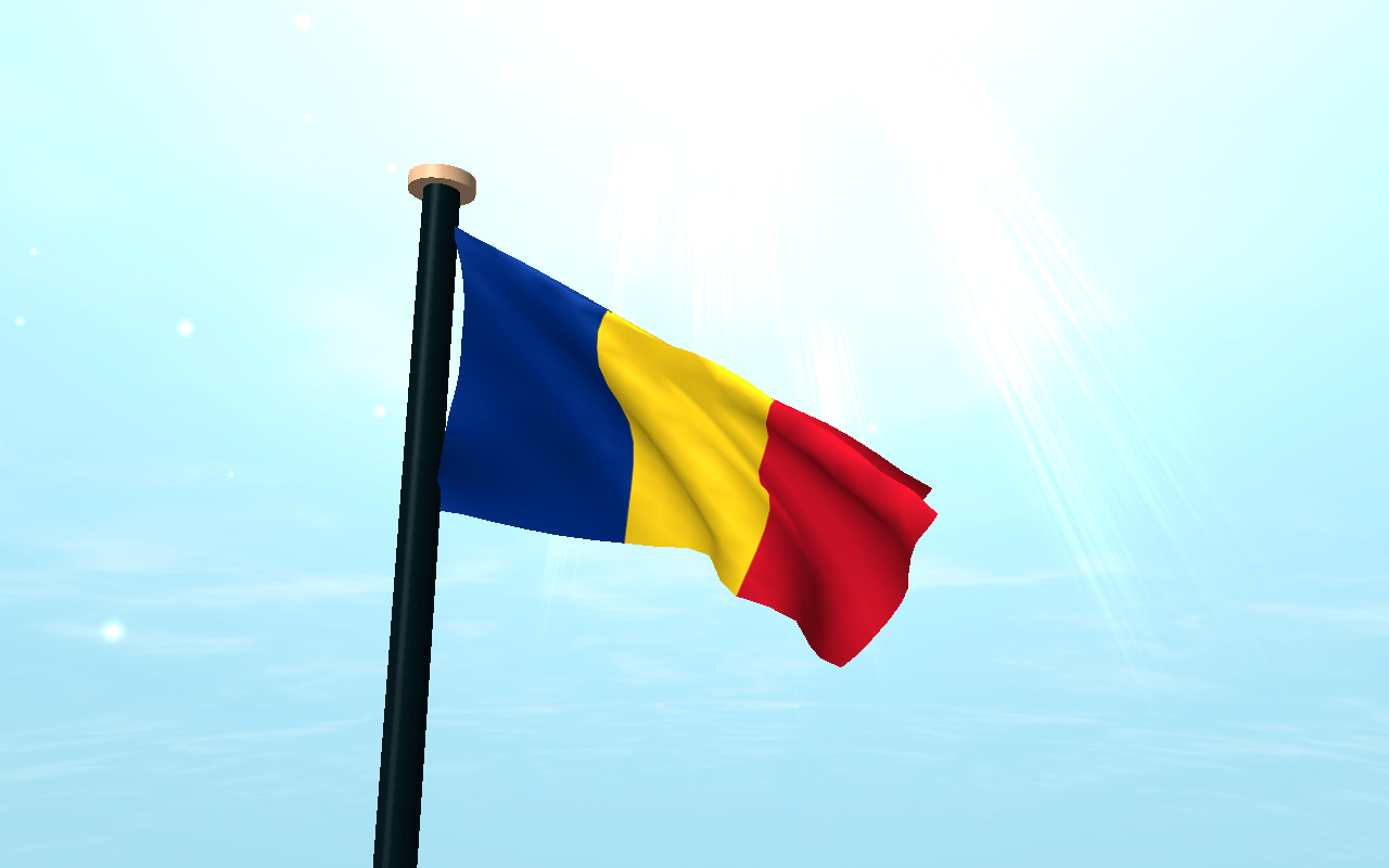 Romania Flag D Live Wallpapers