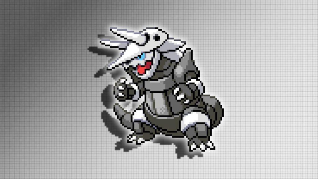 Aggron Sprite Wallpapers by Glench