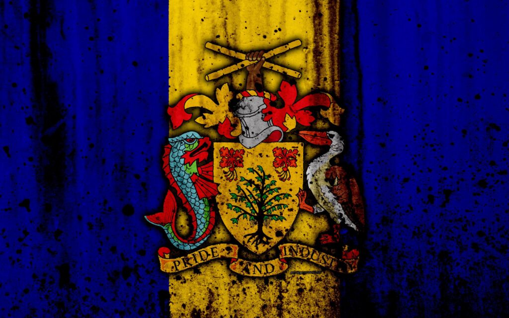 Download wallpapers Barbados flag, k, grunge, flag of Barbados